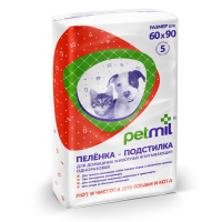 Petmil Пеленка впитывающая одноразовая 60*90 см.